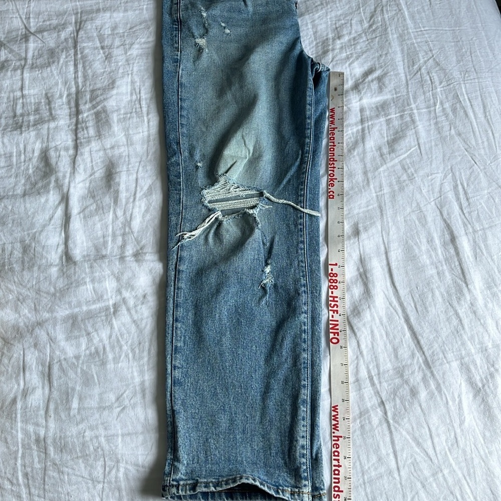 Old navy sky-hi straight extra high rise jeans - Picture 3 of 6
